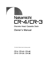 Nakamichi CR-3-Owners-Manual